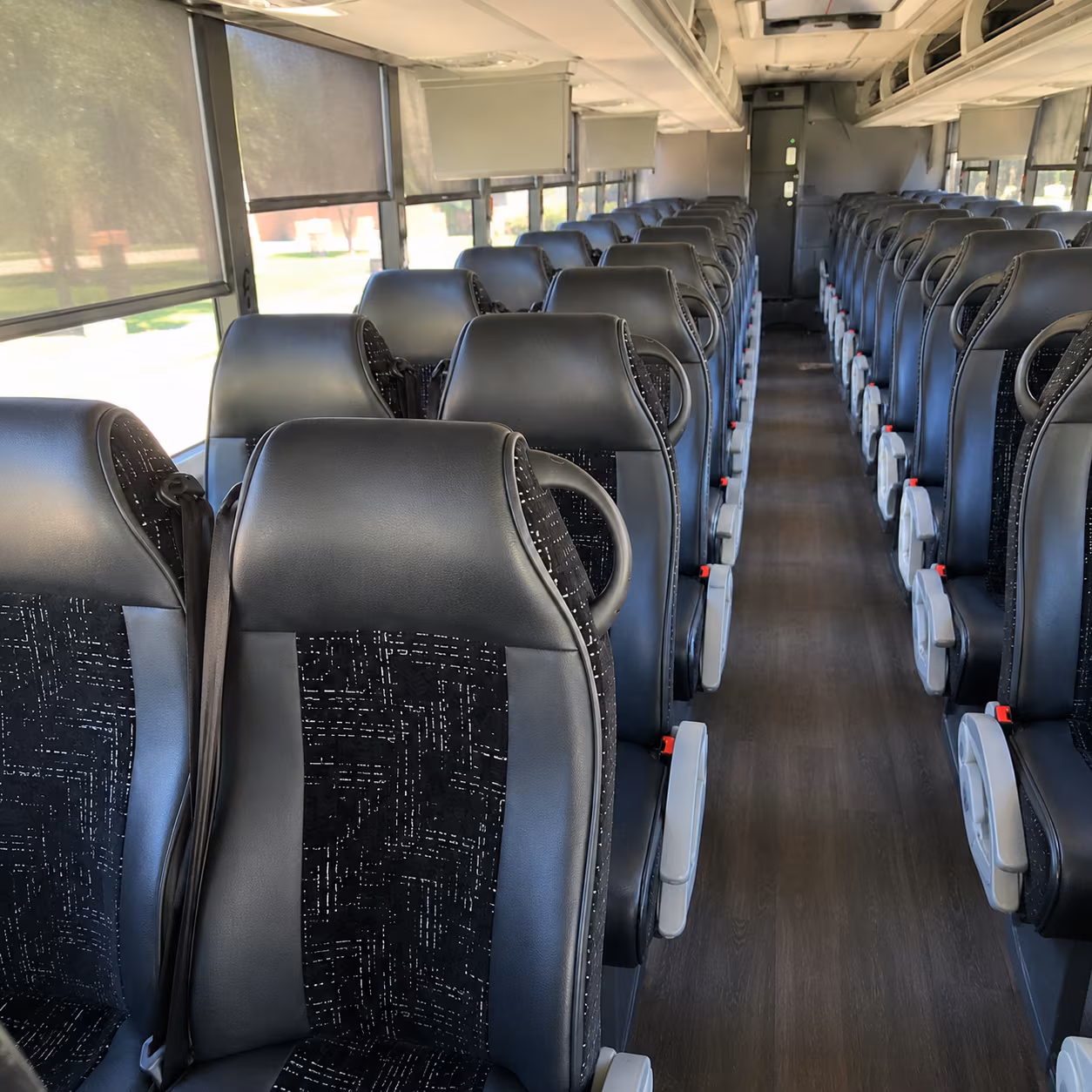 compton charter bus inside