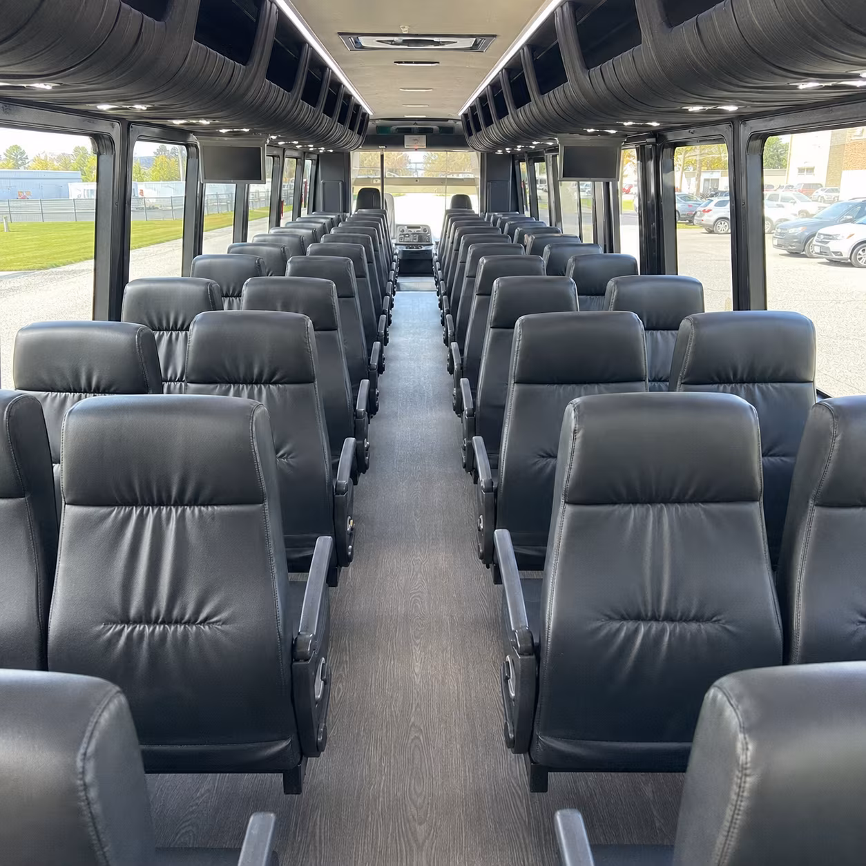 compton corporate event transportation onboard seating