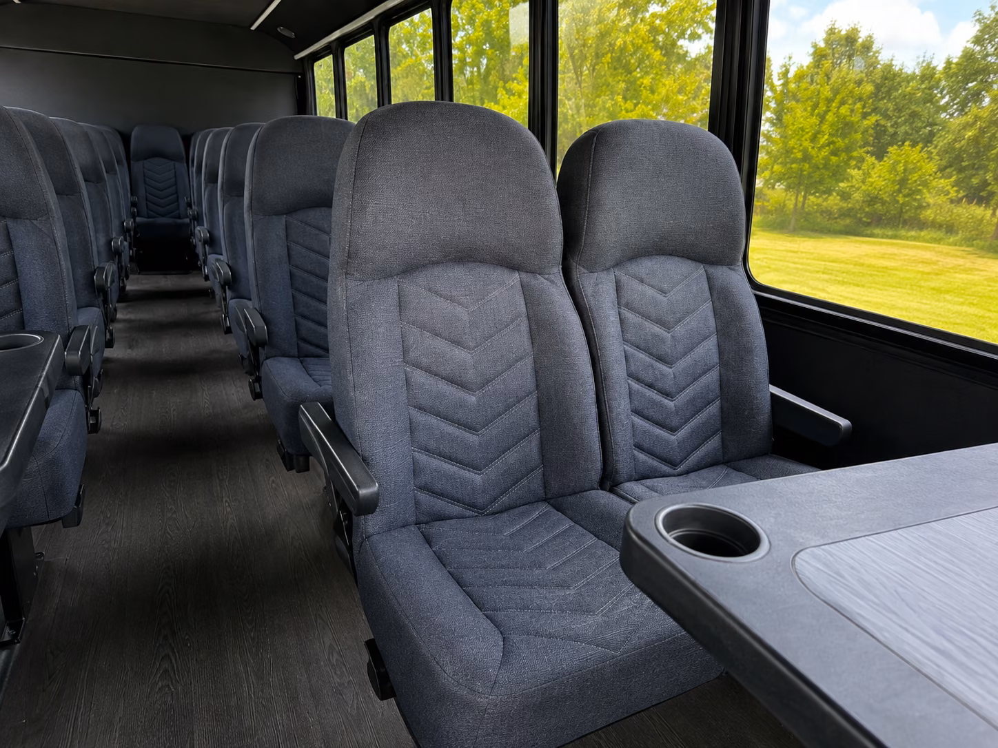 compton religious group transportation onboard seating
