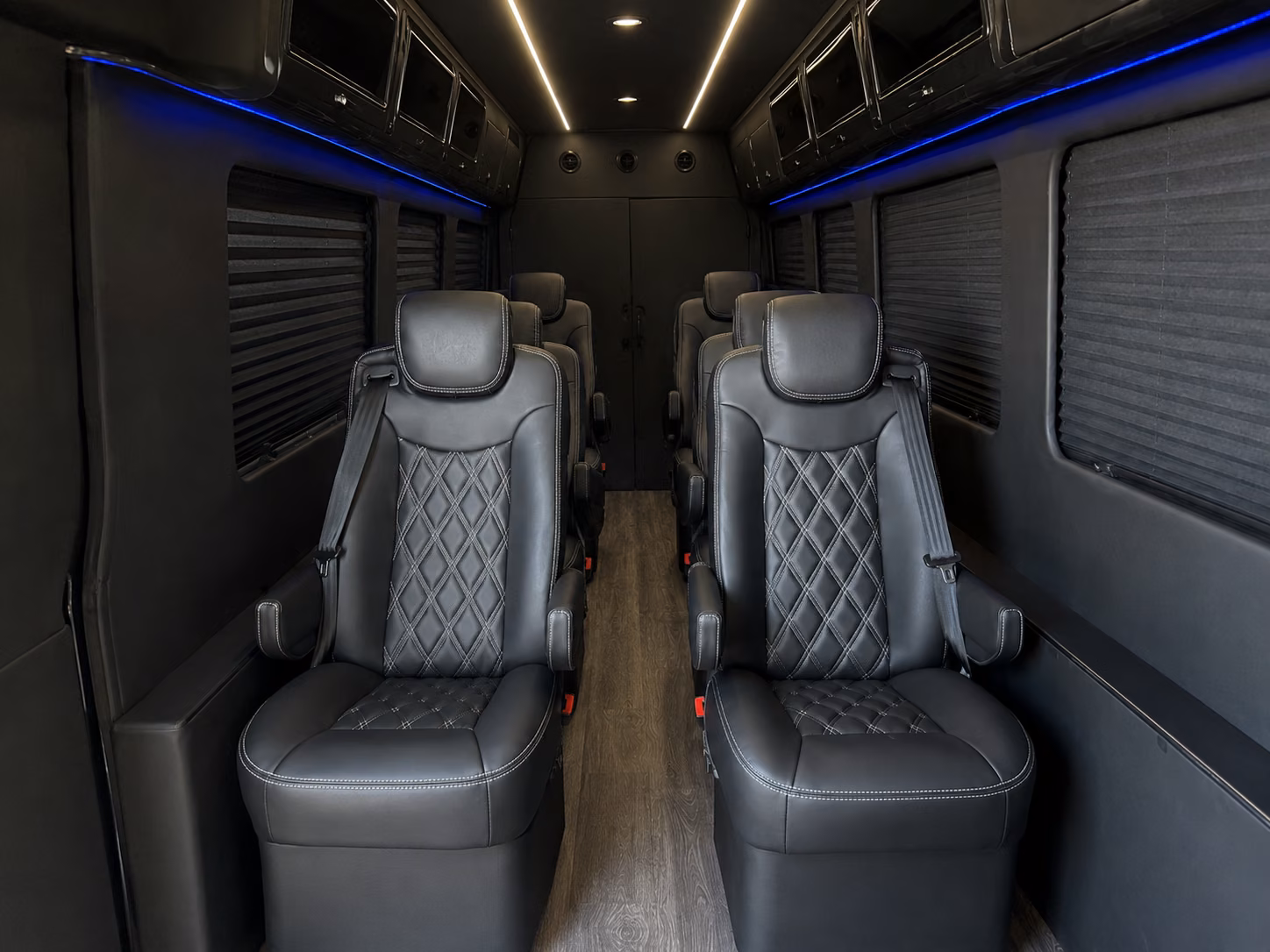 compton wedding transportation onboard seating